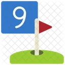 Golf Course Hole Golf Hole Golf Flag Icon