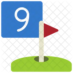 Golf Course Hole  Icon