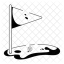 Golf Club Golf Course Golf Field Icon