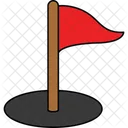Drapeau de golf  Icône
