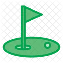 Golf Field Golf Stick Golf Icon