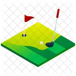 Golf Field  Icon