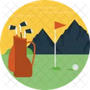 Golf Court Course Icon