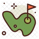 Golf Field  Icon