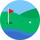 Golf Flag  Icon