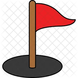 Golf flag  Icon