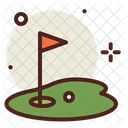 Golf Flag  Icon