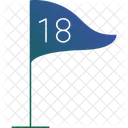 Golfflaggenstock  Symbol