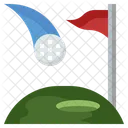 Golf Flaming  Icon