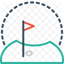 Golf Court Hotel Icon