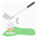 Golf Stick Game Icon