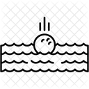 Golf Water Golf Ball Icon