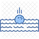 Golf Water Golf Ball Icon