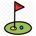 Golf Campo Curso Icon