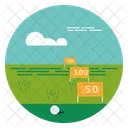Golf Deportes Campo De Golf Icono