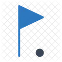 Golf Bandera Juego Icono