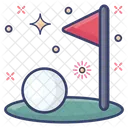 Golf Campo De Golf Campo De Golf Icono
