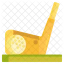 Golf Olympisches Spiel Ziel Symbol
