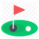 Golf Campo De Golf Campo De Golf Icono