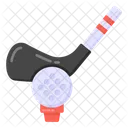 Golpe De Golf Golf Tee De Golf Icono