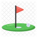 Golf Campo De Golf Campo De Golf Icono