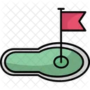 Athletics Golfing Flag Icon