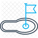 Athletics Golfing Flag Icon