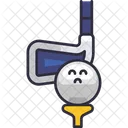Golf Palo De Golf Pelota Icono