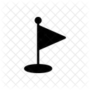 Golf Flag Game Icon