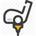 Golf Golfspieler Golfball Symbol