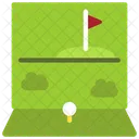 Golf Cubierto Estadio De Golf Cubierto Campo De Golf Cubierto Icon