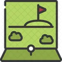 Golf cubierto  Icono