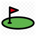 Golf Land Flag Icon