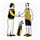 Golf Partners Caddie Players Icon