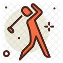 Golf Player  Icon
