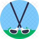 Golf Stick Equipment Icon