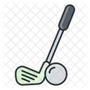 Golf stick and ball  Icon