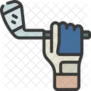 Golf Stick Holder Golf Putter Hand Golf Stick Hand Icon