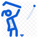 Golf Swing Golf Stick Golf Player Icon