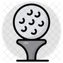 Golf Tee Golf Ball Sports Icon
