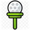Ball Tee Golf Tee Golf Ball On Icon