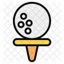 Golf Tee Golf Pin Golf Gaming Icon