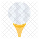Golf Tee Golf Golf Ball Icon
