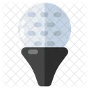 Golf Tee Golf Ball Sports Icon