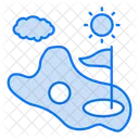 Golf track  Icon