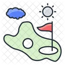 Golf track  Icon