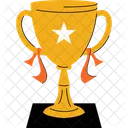 Trophy Golf Cup Icon