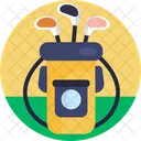 Golf Golf Set Golfschlager Symbol