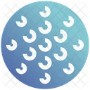 Golfball Ball Kreis Symbol