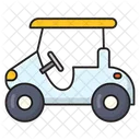 Golfcar Vehicle Transport Icon